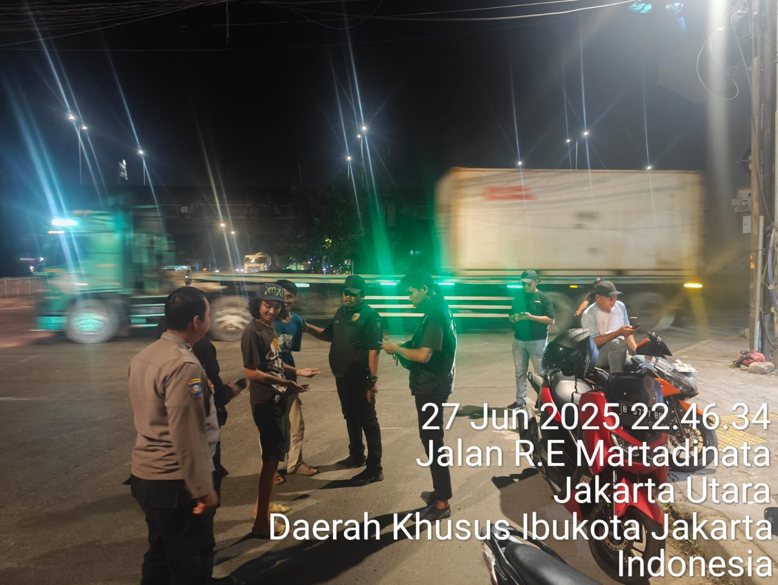 Polsek Pademangan Gelar Patroli Malam, Amankan Pelaku Pencurian dan Premanisme