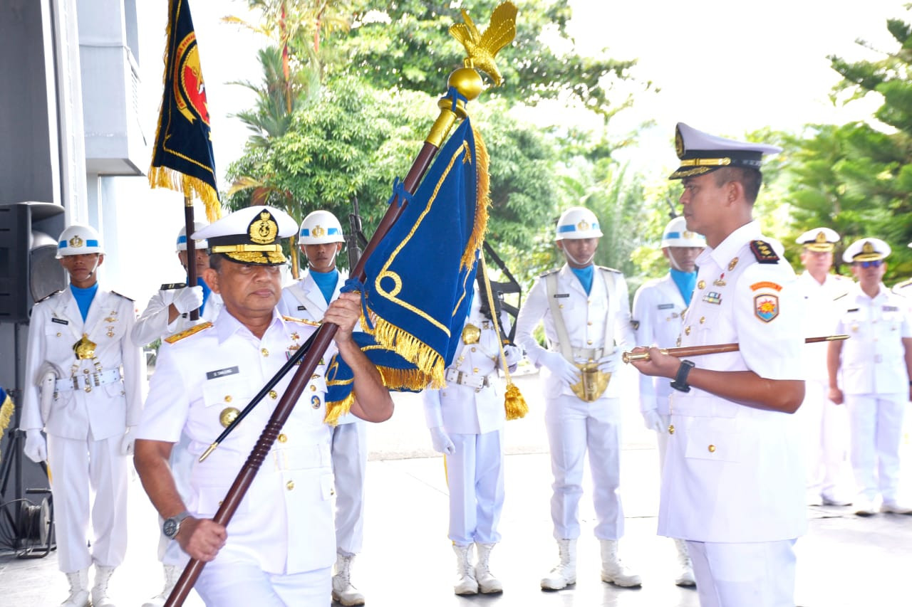 Komandan Lanal Nias Hadiri Upacara Pengukuhan Wadan Kodaeral II, Sertijab Aslog Dankodaeral II, Danlanal Bengkulu, Danlanal Sibolga, dan Ka Akun Kodaeral II Padang
