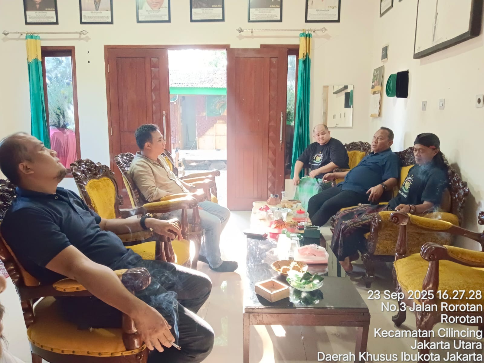 Kasat Intelkam Polres Metro Jakarta Utara Silaturahmi ke PWI LS DKI Jakarta