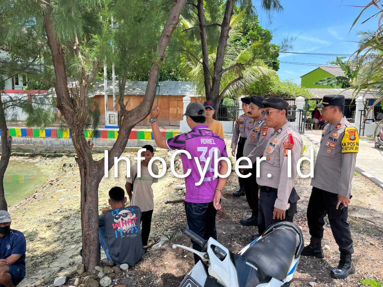 Patroli Humanis di Pulau Pramuka, Wakapolsek Kepulauan Seribu Utara Himbau Wisatawan Jaga Keamanan dan Keselamatan