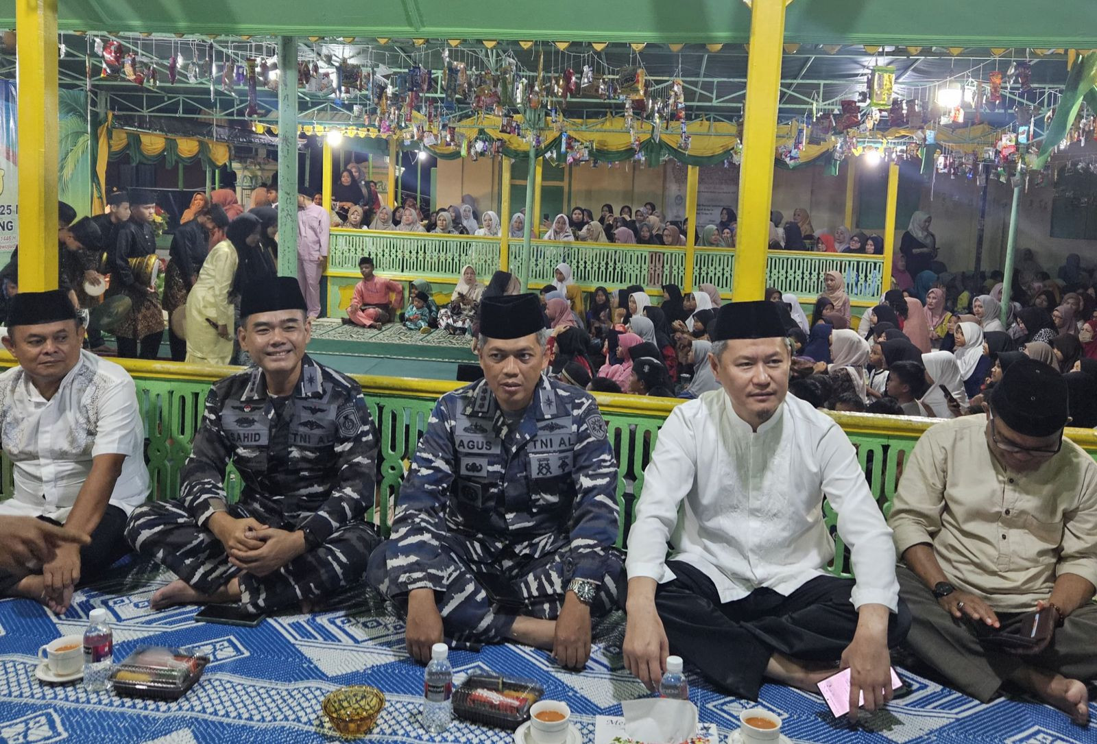 Danlanal Bintan Turut Peringati Isra’ Mi’raj Bersama Forkopimda Tanjungpinang di Pulau Penyengat