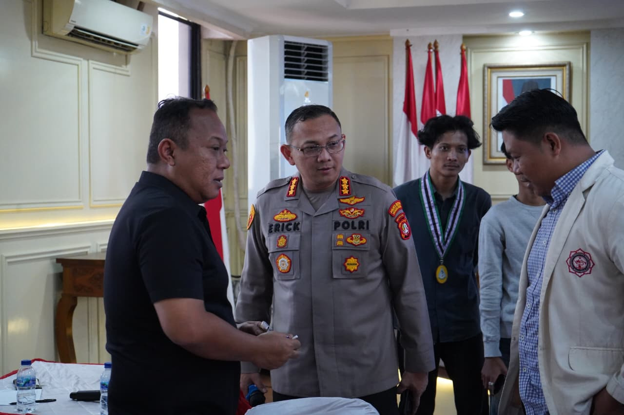 Kapolres Metro Jakarta Utara Gelar Halal Bihalal Bersama Mahasiswa dan Organisasi Kepemudaan