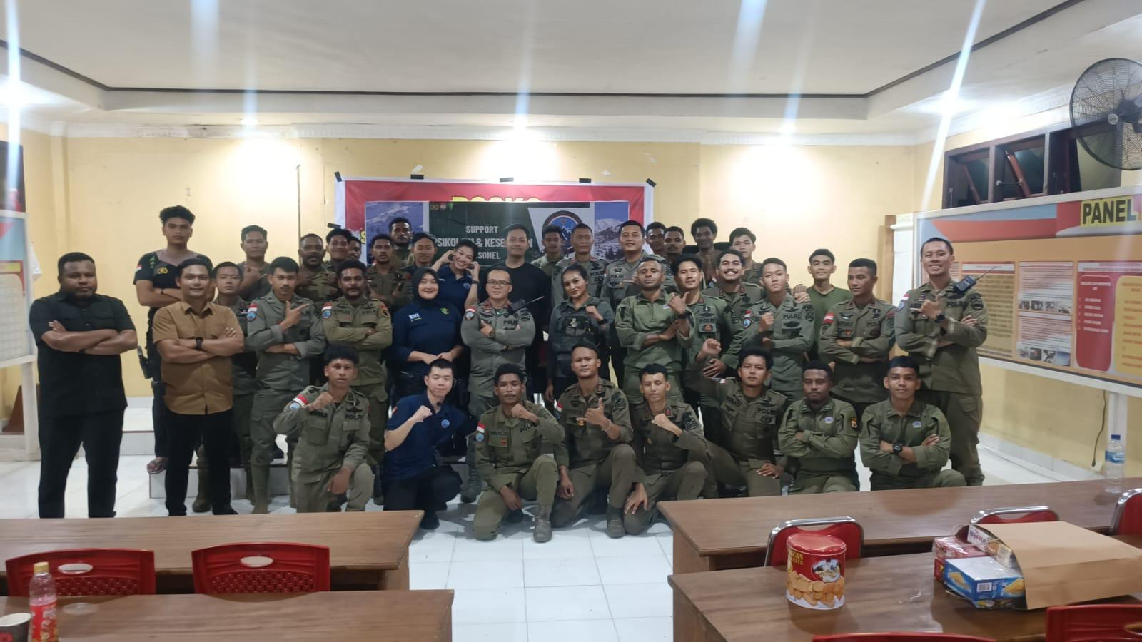 Ops Damai Cartenz Tingkatkan Kesiapan Personel Lewat Pendampingan Psikologi dan Kesehatan di Yahukimo
