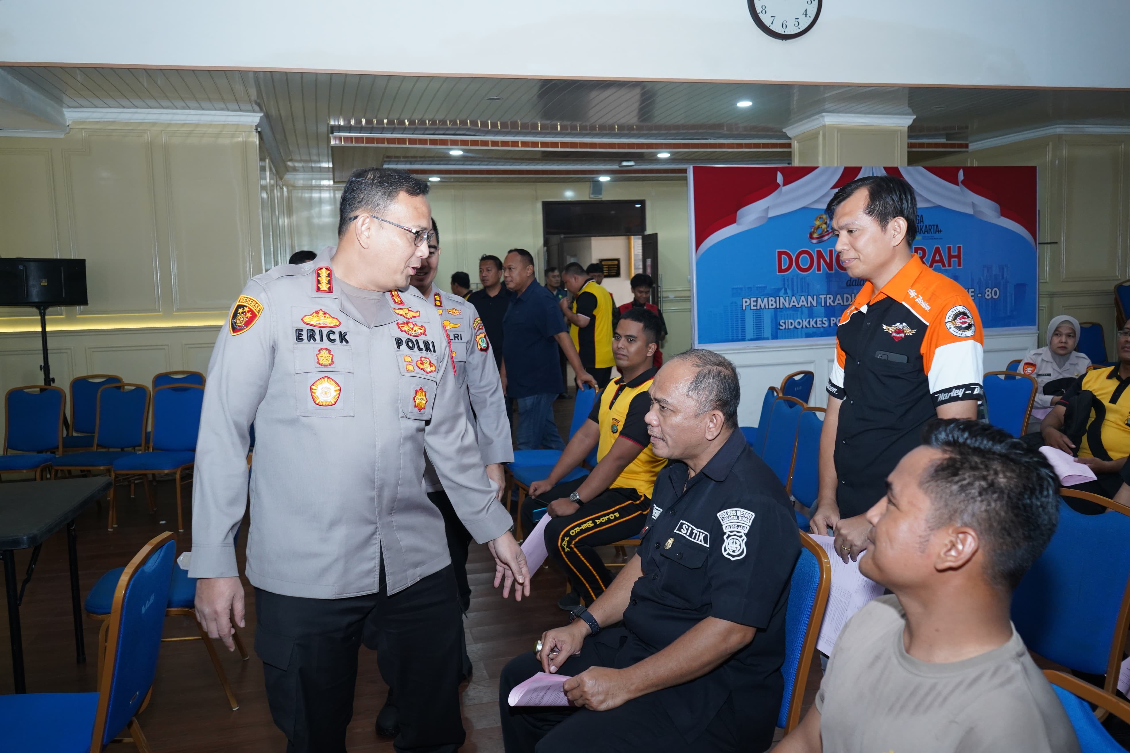 Polres Metro Jakarta Utara Gelar Donor Darah, Wujud Kepedulian Sosial di Hari Bhayangkara ke - 80
