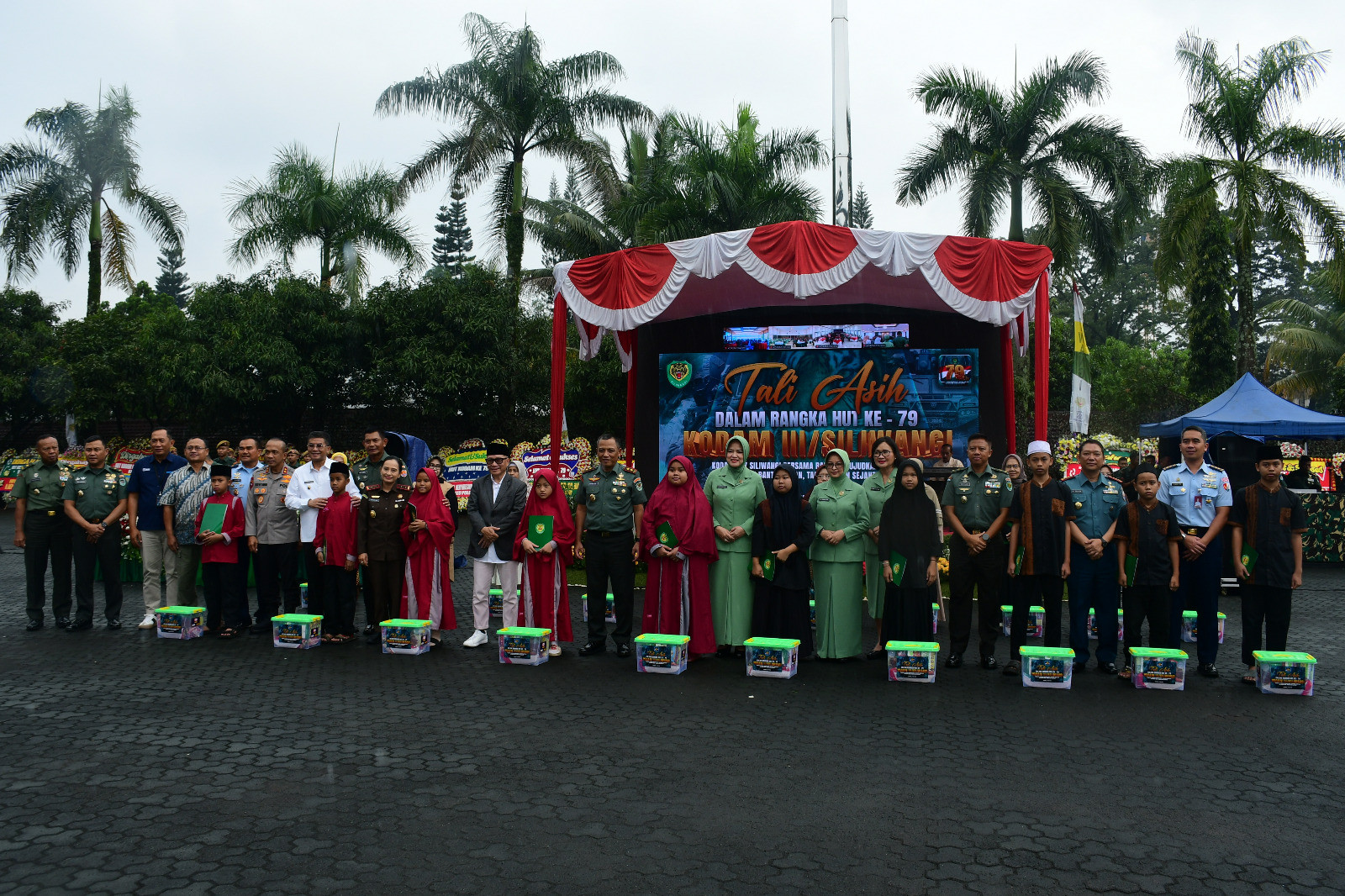 Komandan Lanal Bandung Hadiri Acara Syukuran HUT Le-79 Kodam III/Siliwangi Tahun 2025