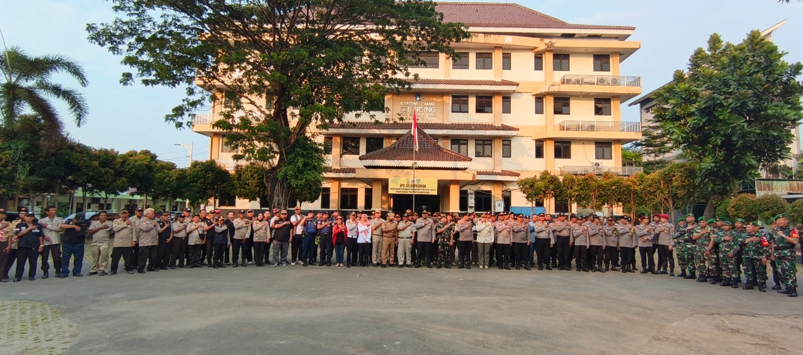 Apel Kesiapan Pengamanan Malam Takbir dan Sholat Idul Fitri 1447 H, Polsek Cilincing Siagakan 122 Personel