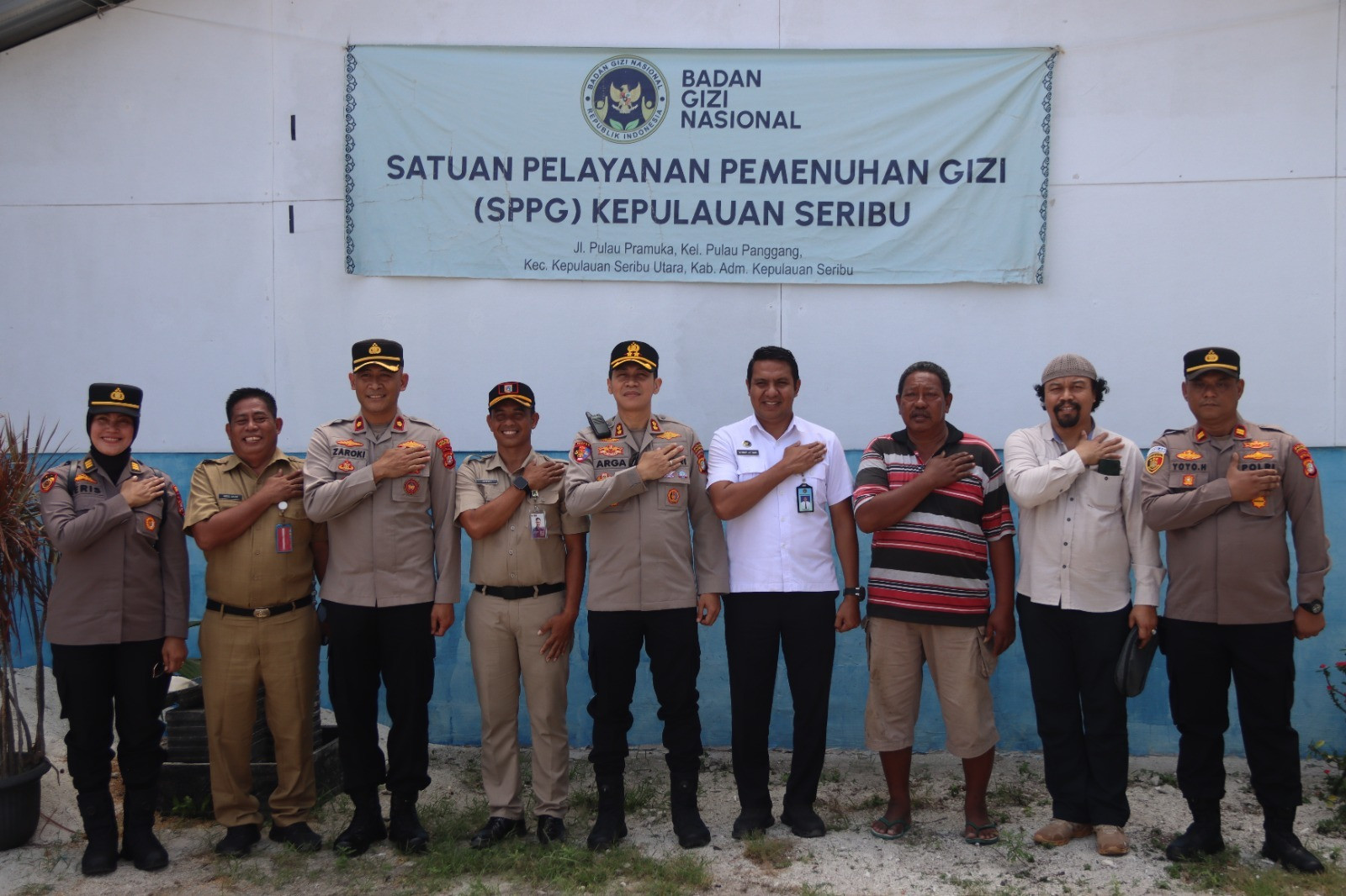 Kapolres Kepulauan Seribu AKBP Argadija Putra Tinjau Dapur SPPG Pulau Pramuka, Dorong Pendirian Dapur SPPG Polri di Wilayah Terluar