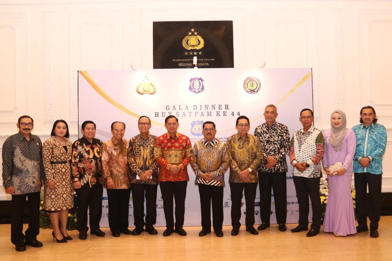 Gala Dinner HUT ke-44 Satpam: Momentum Perkuat Kolaborasi Internasional di Industri Pengamanan