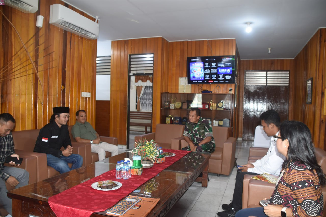 Dandim 1710/Mimika Terima Kunjungan Silaturahmi KPU dan Bawaslu Kabupaten Mimika