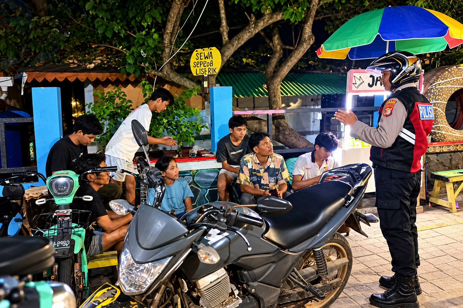 Cegah Gangguan Kamtibmas, Polsek Kepulauan Seribu Selatan Sosialisasikan Layanan Polisi 110