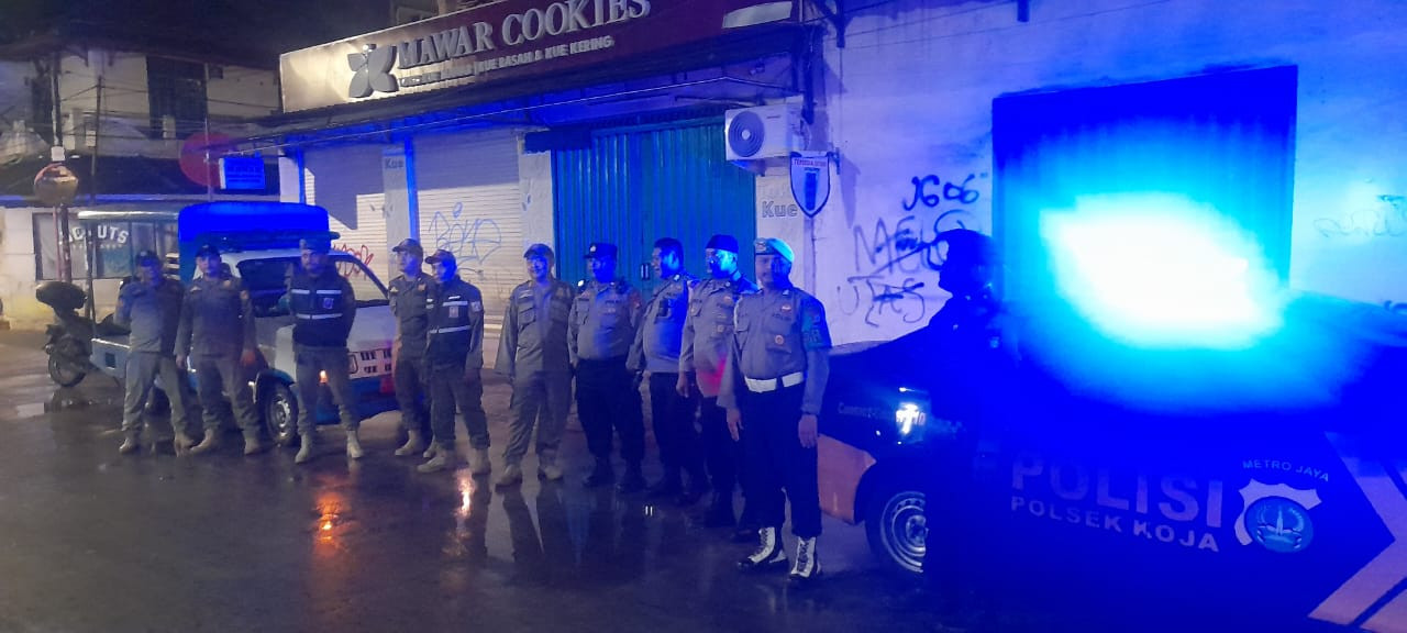 Polsek Koja Gelar Operasi KRYD Dini Hari, Antisipasi Tawuran dan Kejahatan Jalanan