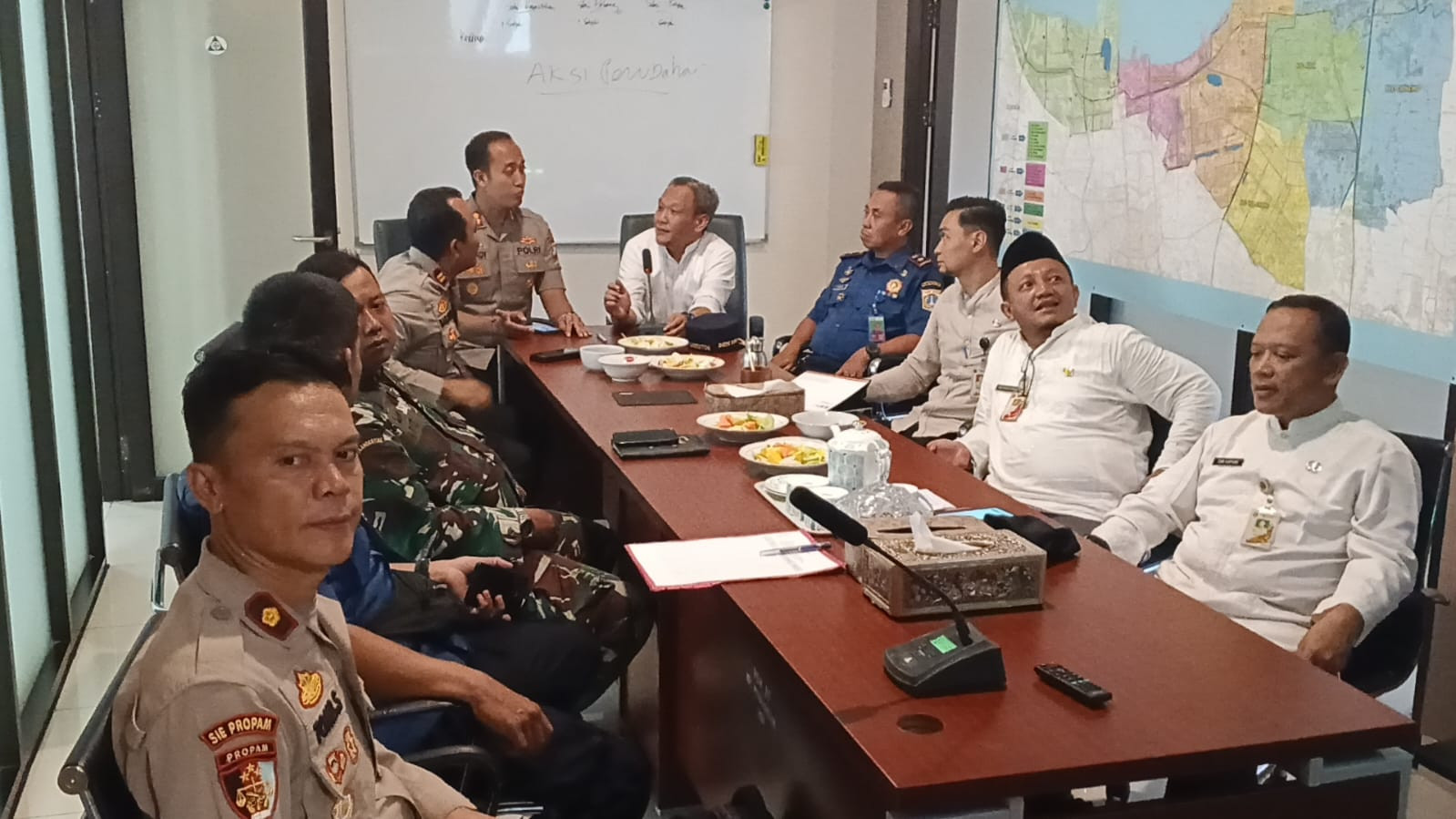 Rakor Sinergi Lintas Sektoral Antisipasi Kebakaran, Kolaborasi Kuat Wujudkan Penjaringan Aman dari Ancaman Api