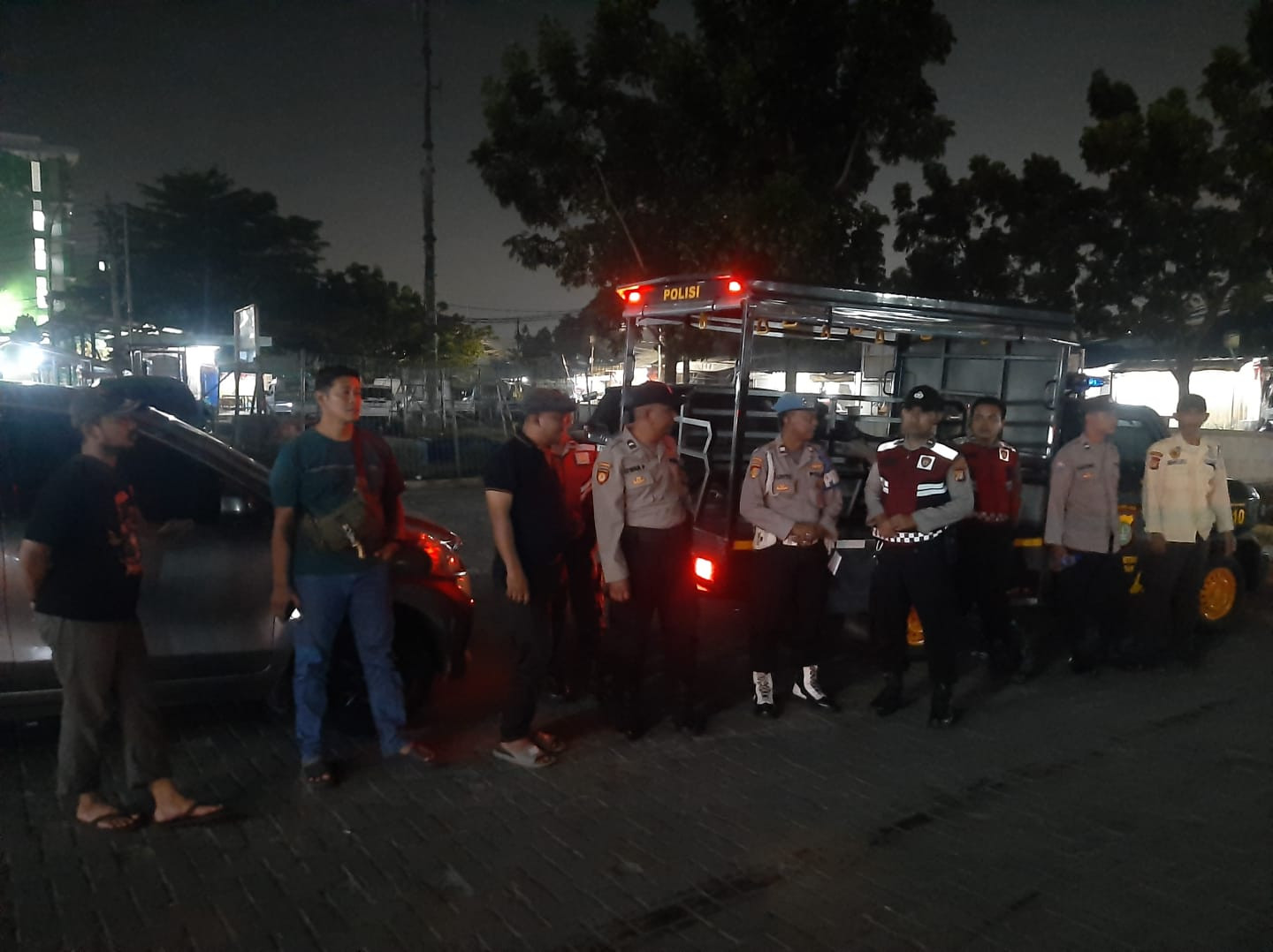 KRYD Polsek Metro Penjaringan Sisir Titik Rawan Tawuran dan Kejahatan Jalanan, Situasi Wilayah Kondusif