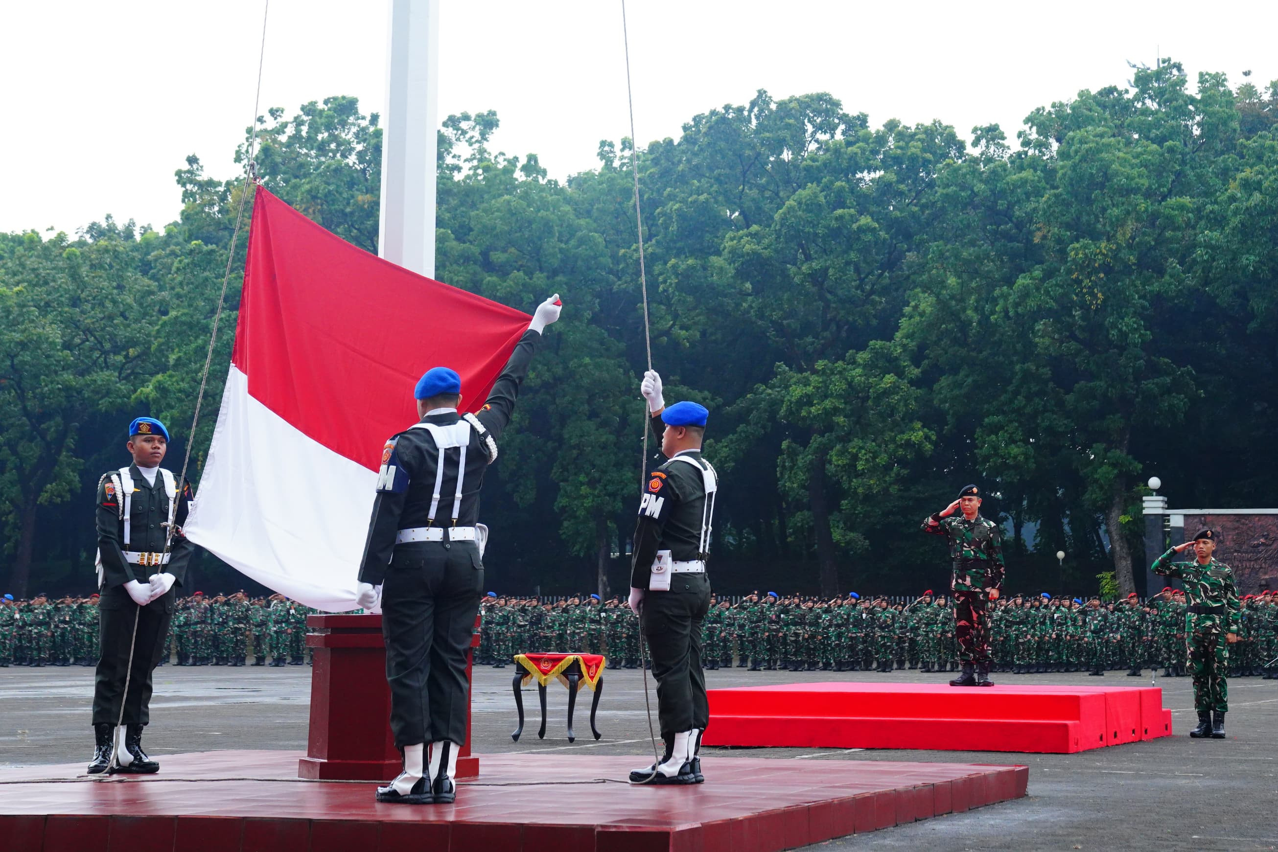 Mabes TNI Gelar Upacara 17-an Bulan Januari: Panglima TNI Tekankan Kesiapan Hadapi Tantangan 2025