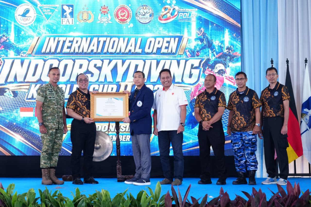 FASI Apresiasi Polri: Dari Cikeas, Indoor Skydiving Asia Makin Melesat