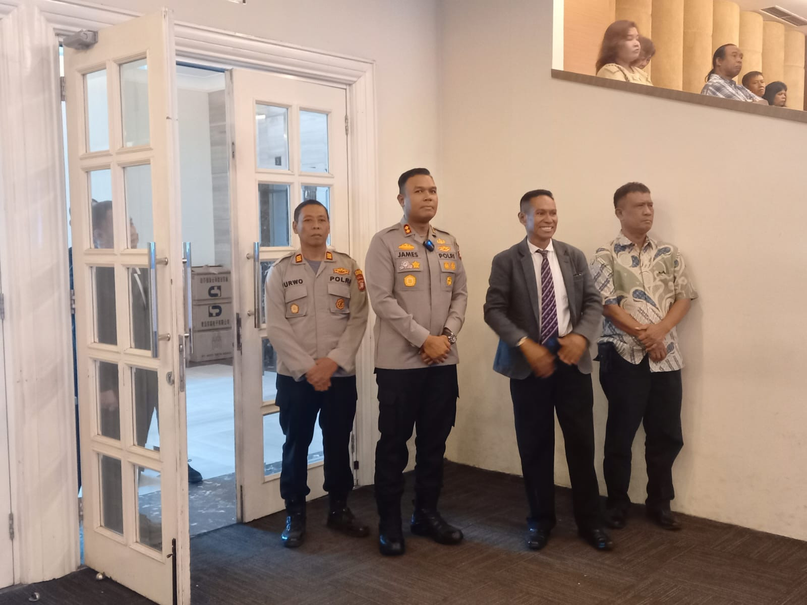 Wakapolres Metro Jakarta Utara Hadiri Giat Minggu Kasih di Gereja Tiberias Kelapa Gading