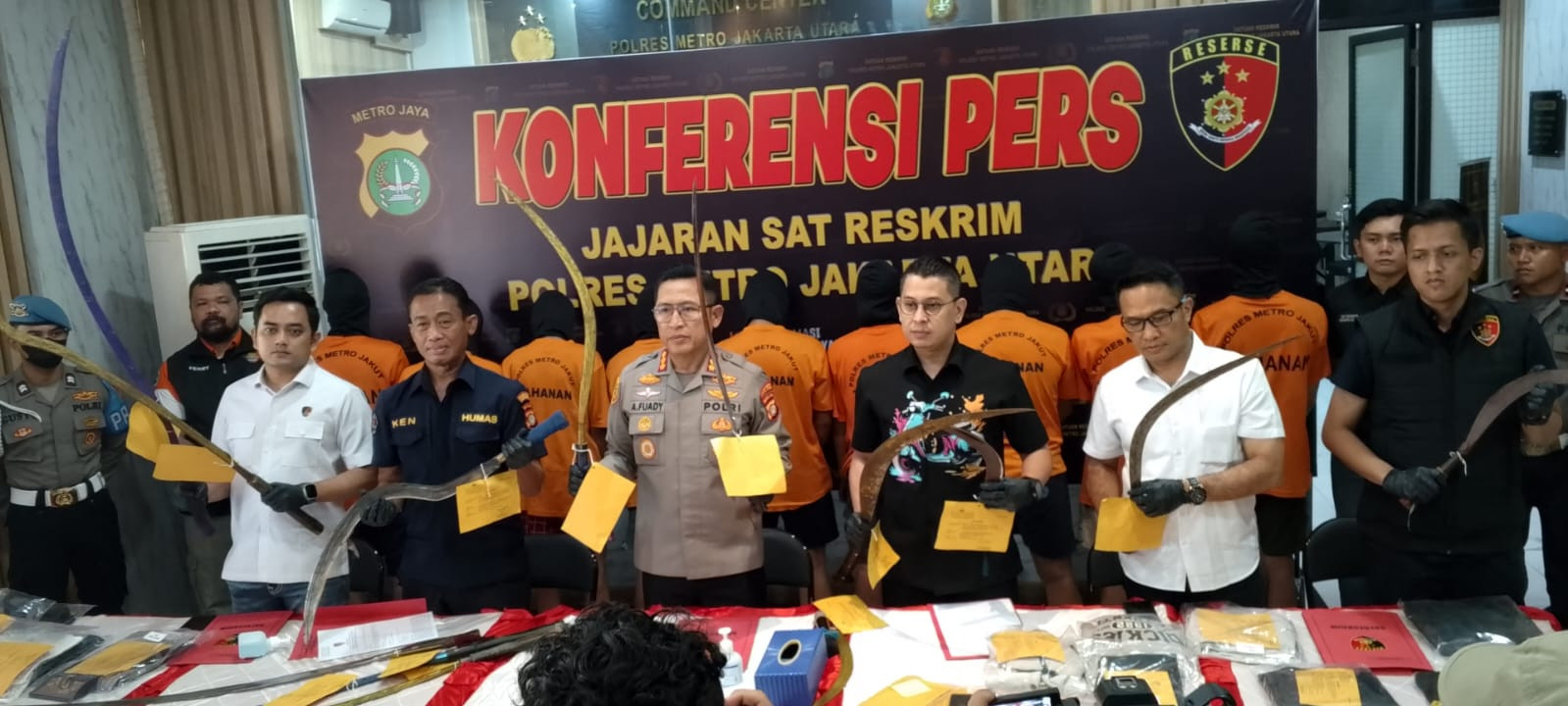 Polres Metro Jakarta Utara Ungkap Kasus Tawuran Maut di Penjaringan, 9 Orang Jadi Tersangka