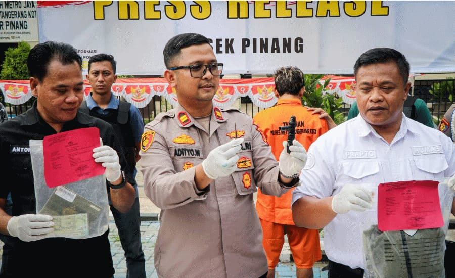 Polsek Pinang Amankan Dua Spesialis Curanmor Kunci T Barang Bukti 10 Motor Diamankan
