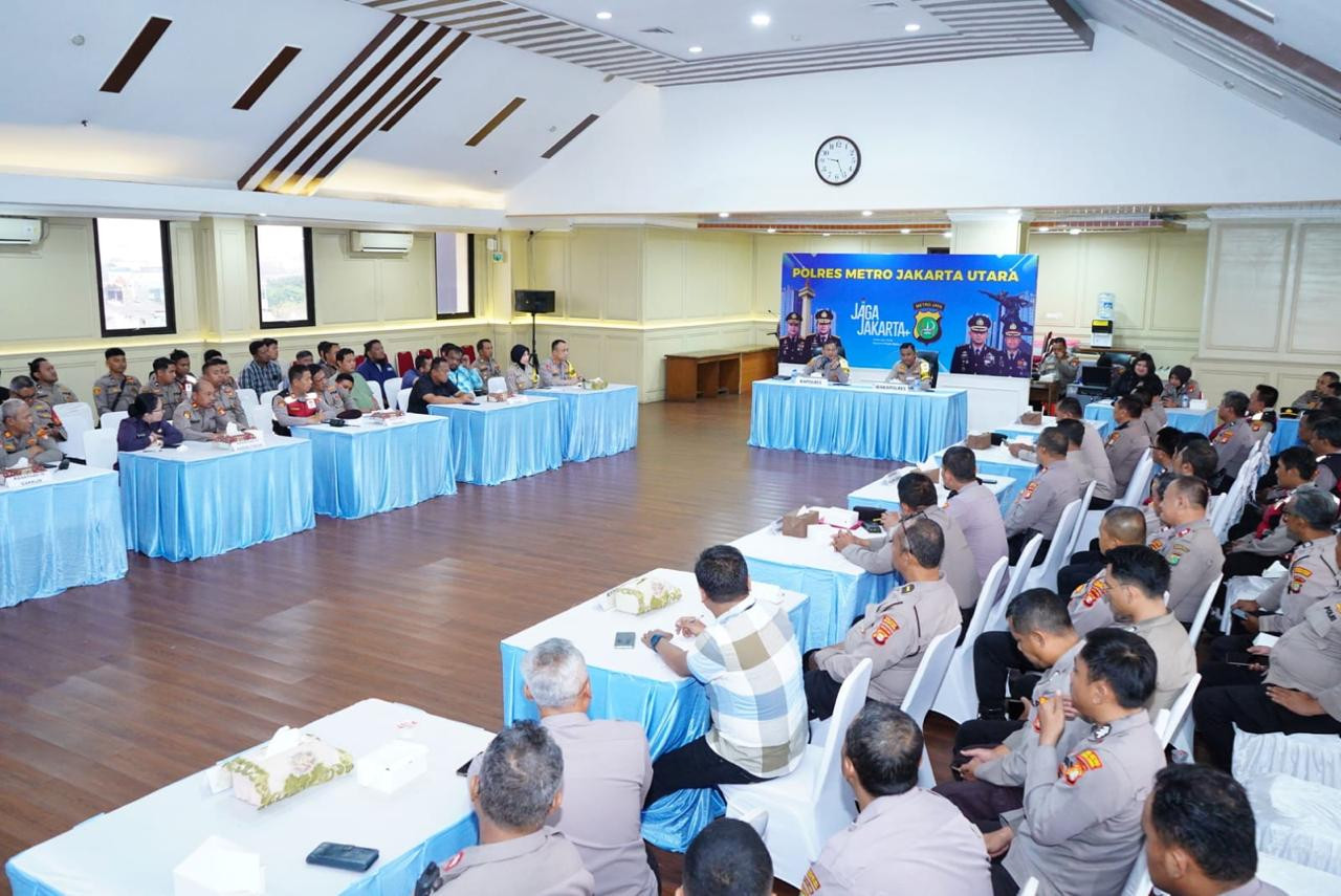 Polres Metro Jakarta Utara Gelar Pelatihan Pra Operasi “Lilin Jaya 2025” Jelang Pengamanan Natal dan Tahun Baru