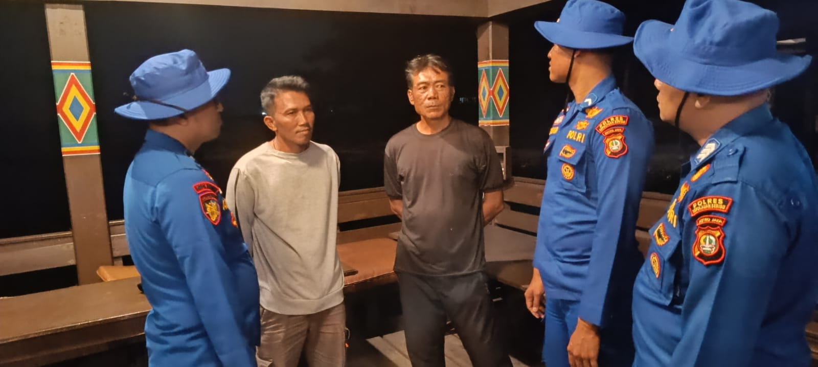 Satpolairud Polres Kepulauan Seribu Gelar Patroli Dialogis Laut, Ciptakan Wisata Aman Saat Libur Panjang dan Sosialisasikan Call Center 110