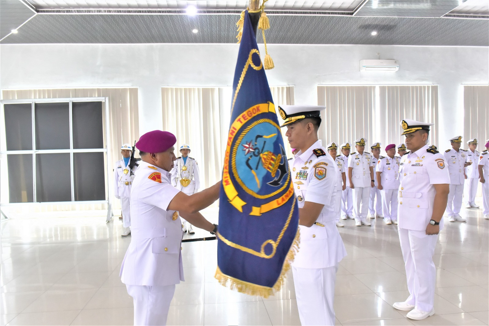 Komandan Lantamal I Pimpin Upacara Serah Terima Jabatan Komandan Lanal Simeulue