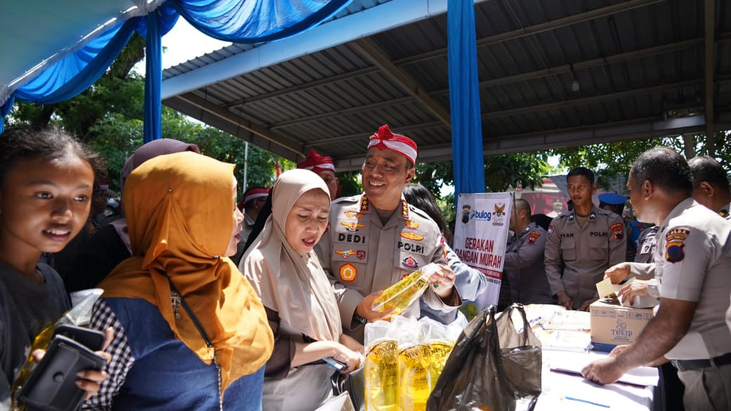 GERAKAN PASAR MURAH POLRI WUJUD BAKTI KONKRIT BAGI MASYARAKAT, ALUMNI AKPOL 90 GELAR PASAR MURAH DI SEMARANG