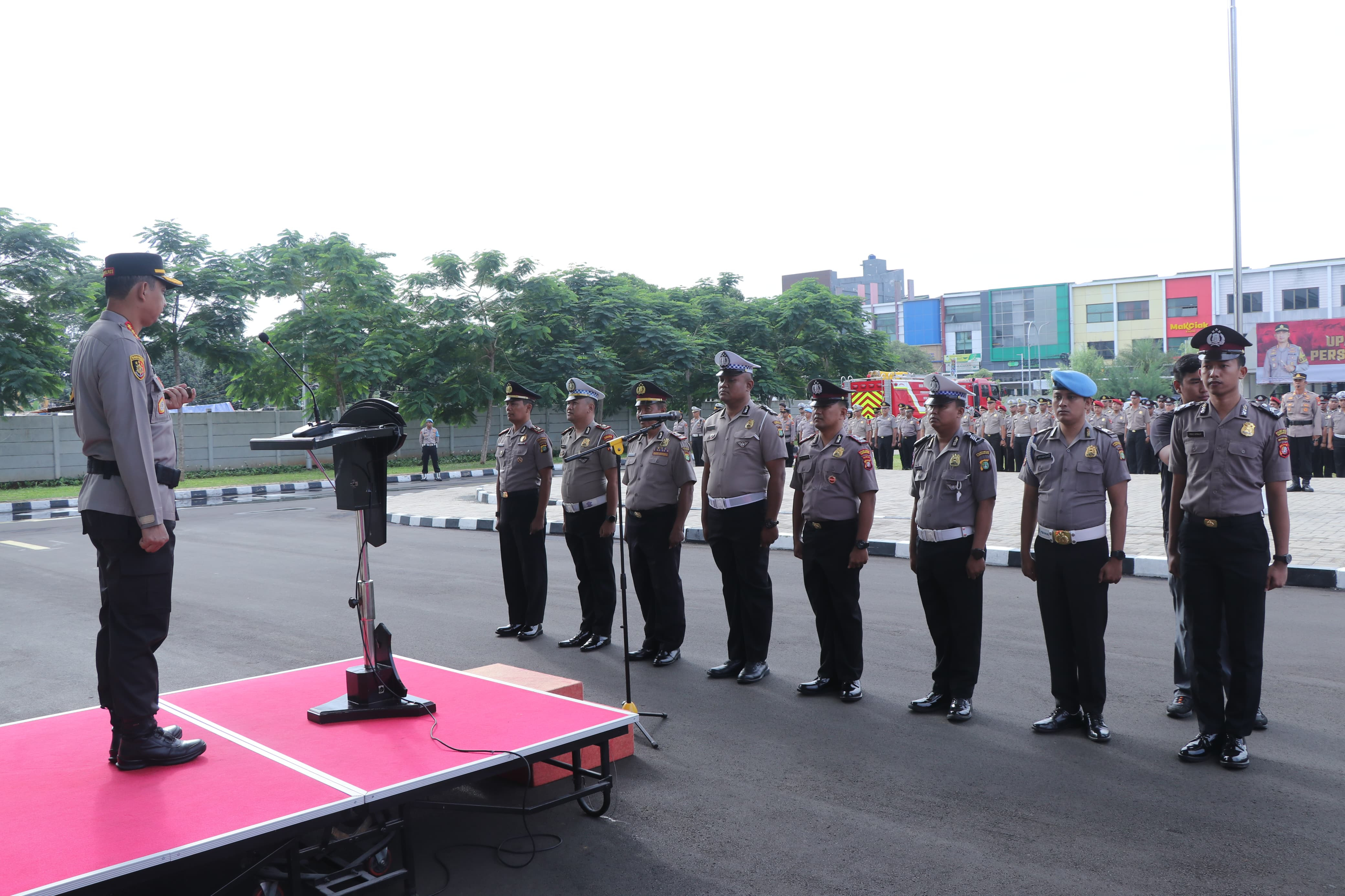 156 Anggota Polres Metro Tangerang Kota Naik Pangkat, Simak Pesan Kapolres