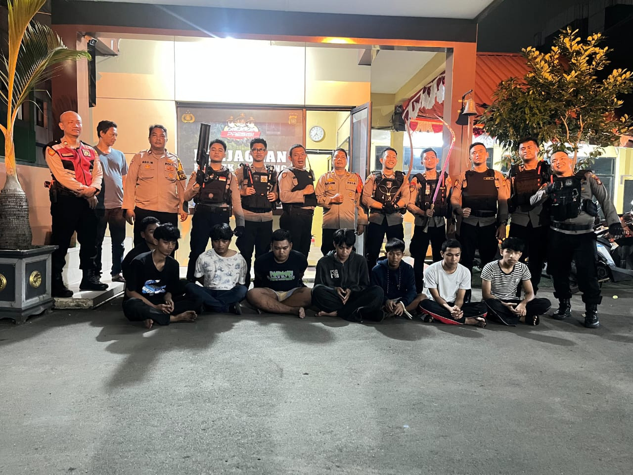 Patroli Presisi Polres Jaksel Gagalkan Tawuran, Enam Pemuda Diamankan