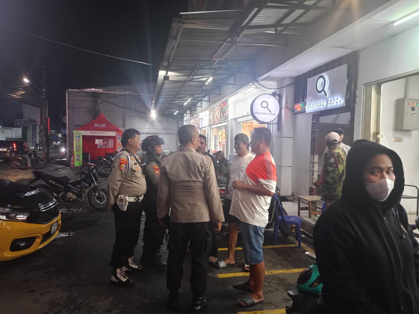 Polsek Koja Tingkatkan Patroli Malam Cegah Tawuran dan Kejahatan Jalanan, Dua Orang Diamankan