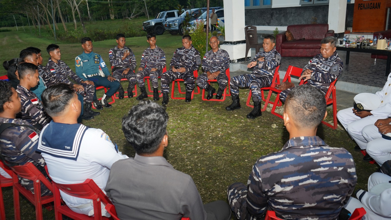 Gelora Samudera Timur Indonesia dan Semangat Membara, Dankodaeral X Kunjungi Prajurit Jalsena Lanal Sarmi