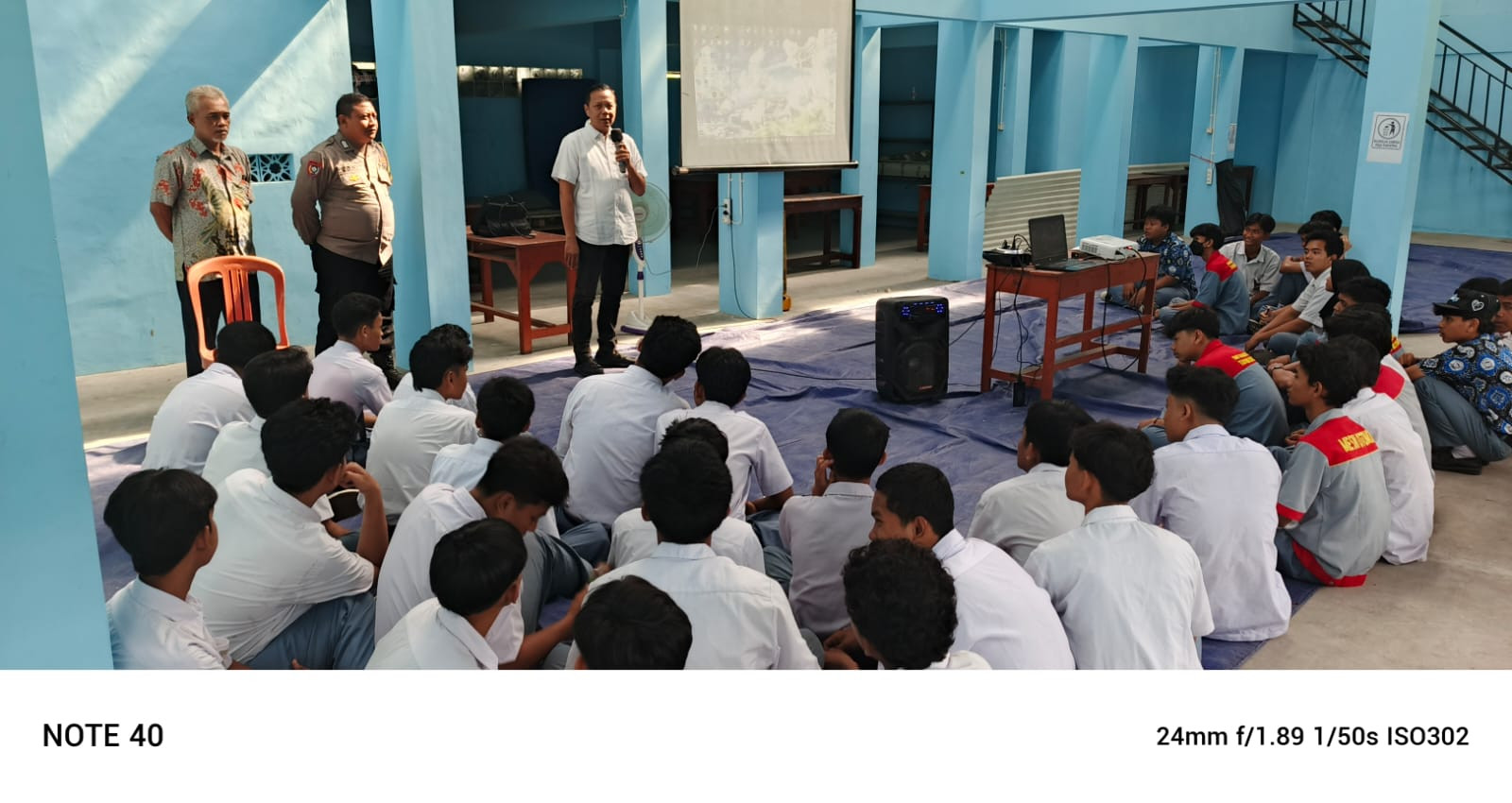 Polsek Koja Gelar Sosialisasi Bahaya Narkoba di SMK 1 Tanjung Priok