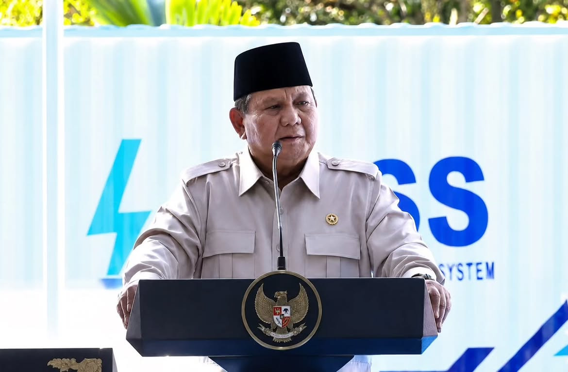 Wapang TNI Hadiri  Peresmian  PLTS 100 GWp Tahap Pertama Oleh Presiden RI