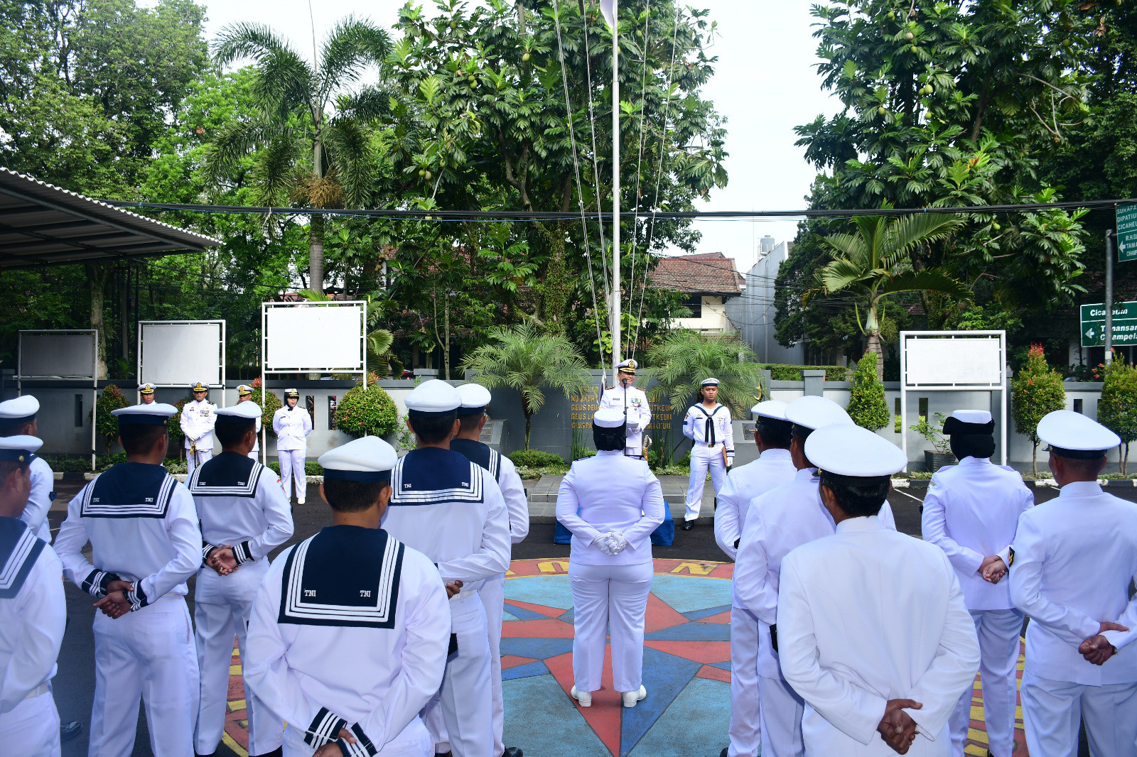 Pangkalan TNI Angkatan Laut Bandung Gelar Upacara Peringatan Hari Dharma Samudera Tahun 2025