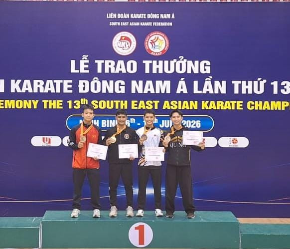 Team INKAI merebut 7 Emas di Kejuaraan Dunia SEAKF Vietnam 2026
