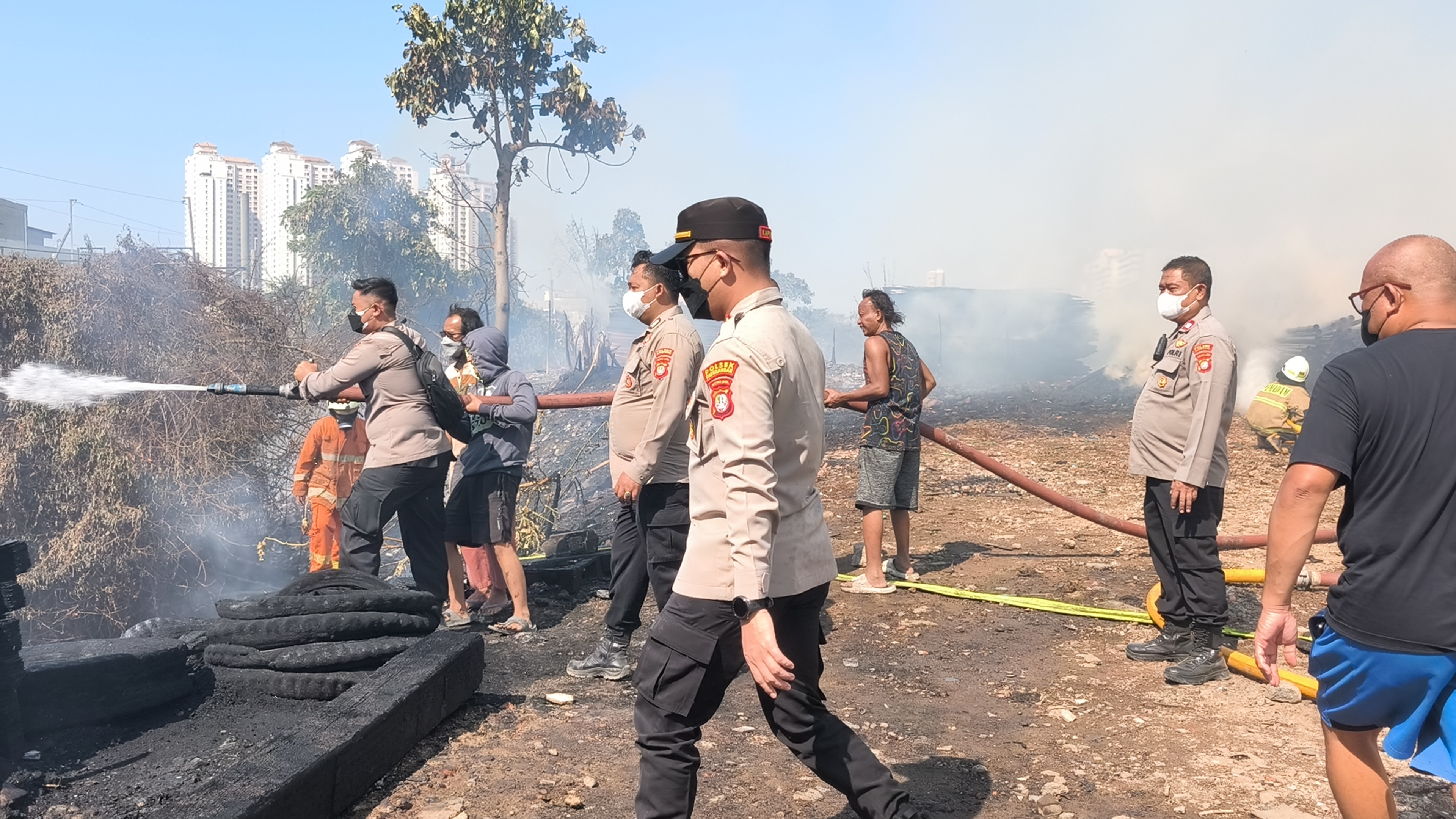 Lahan Kosong di Ancol Terbakar, 5.000 Meter Persegi Dilalap Api