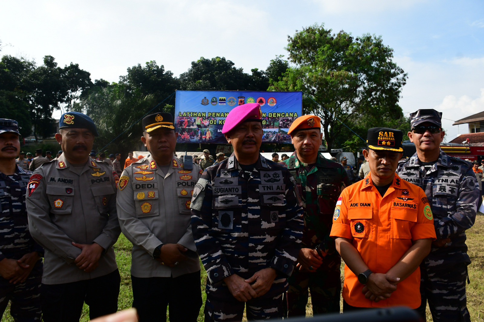 Antisipasi Bencana Alam, TNI AL  Gelar Latihan Penanggulangan Bencana di Bandung