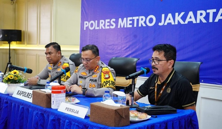 Kapolres Metro Jakarta Utara Pimpin Rakor Pengamanan Laga Persija vs Bali United di JIS