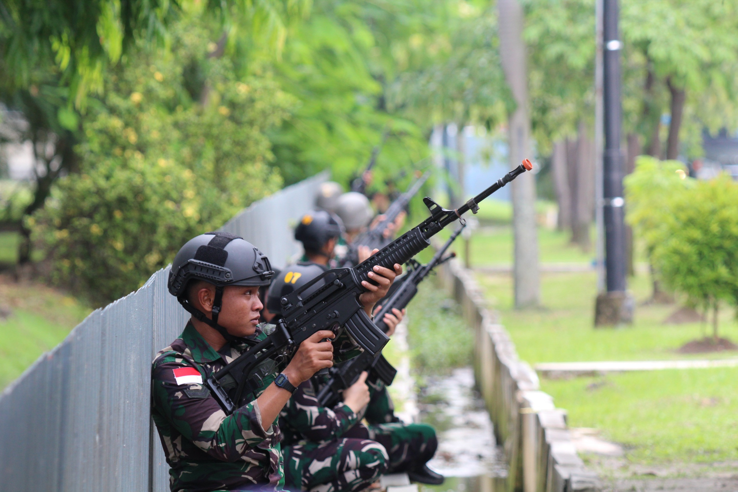 Ketangkasan dan Ketepatan Bertindak Menjadi Penentu, Simulasi Serangan Udara Uji Kesiapan Tempur Prajurit Lanal Dumai