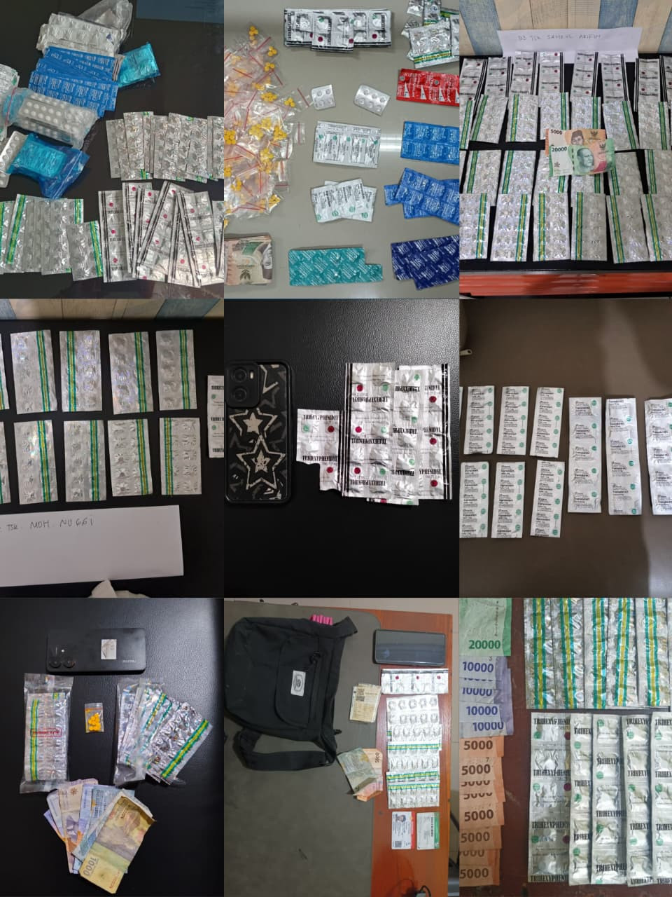 Polres Metro Depok Sita 12.314 Butir Obat Daftar G, 41 Pelaku Diamankan