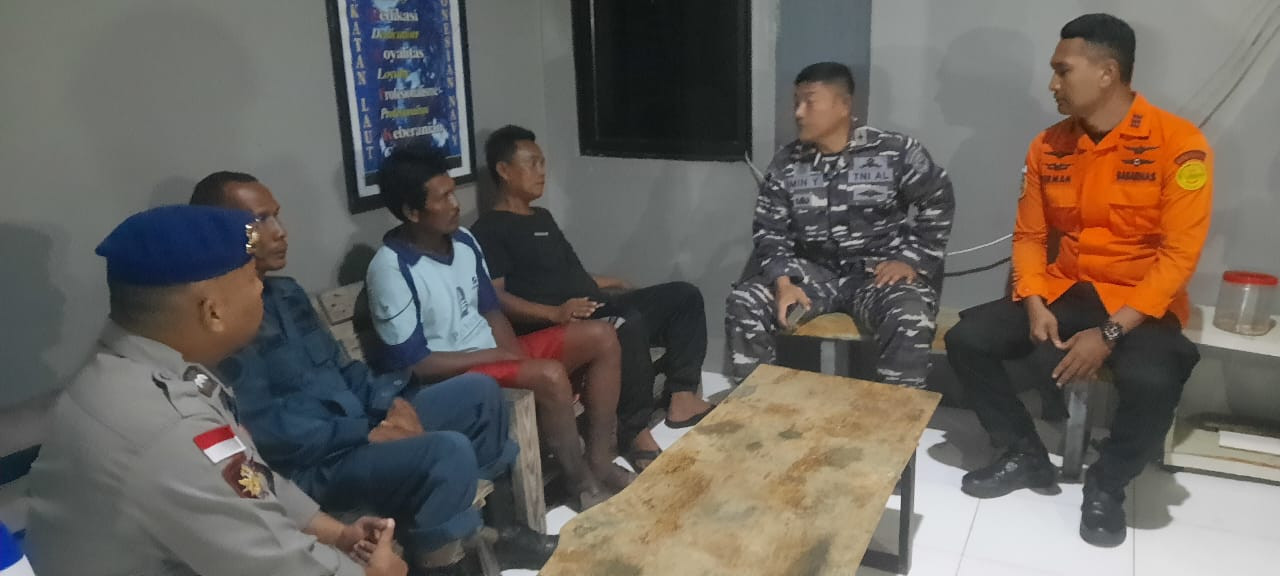 Lanal Bintan Bantu Temukan ABK KM Jokowi Jatuh di Perairan Berakit