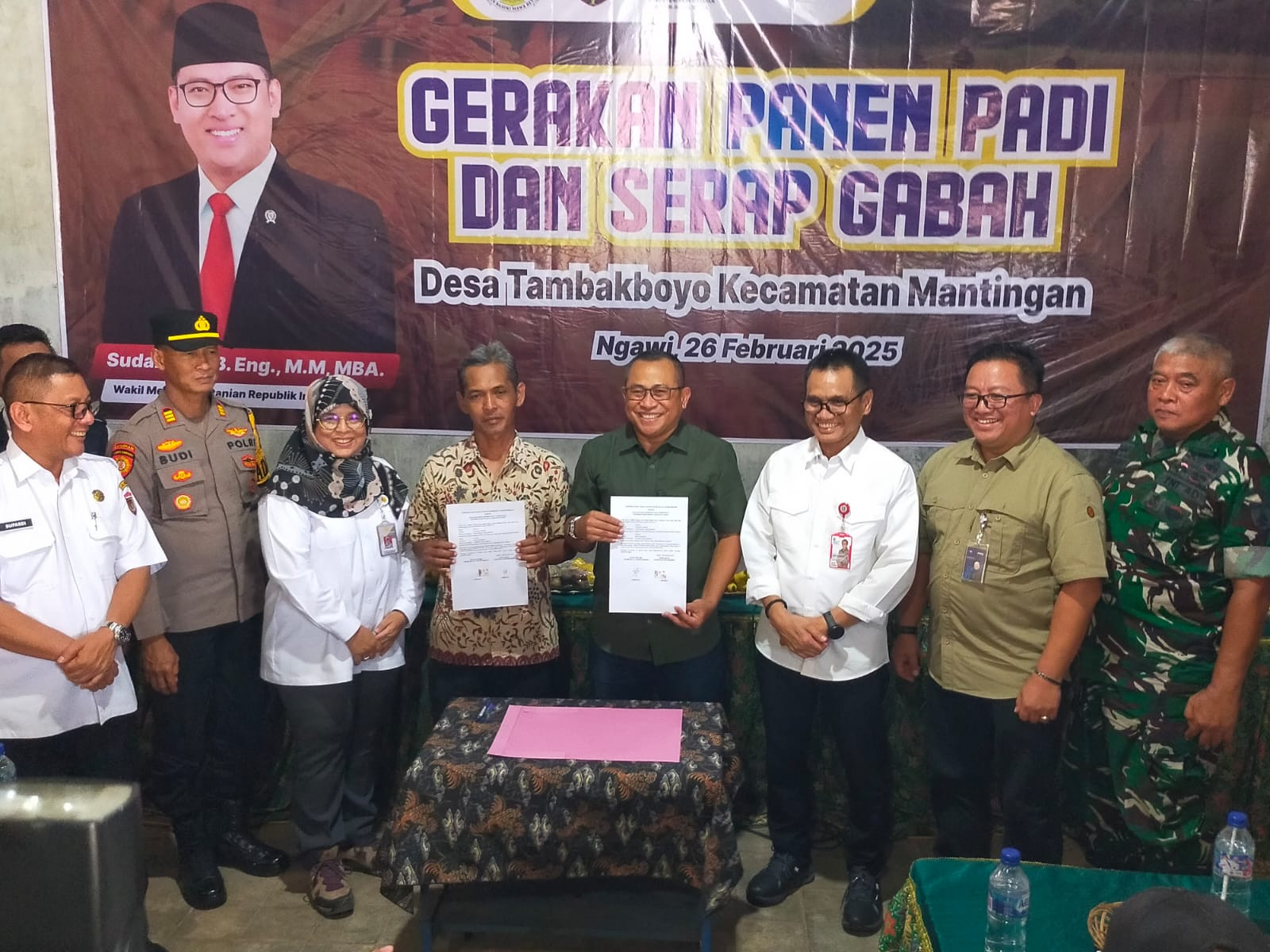 Jaga Ketahanan Pangan, TNI Kawal Program Penyerapan Gabah Petani