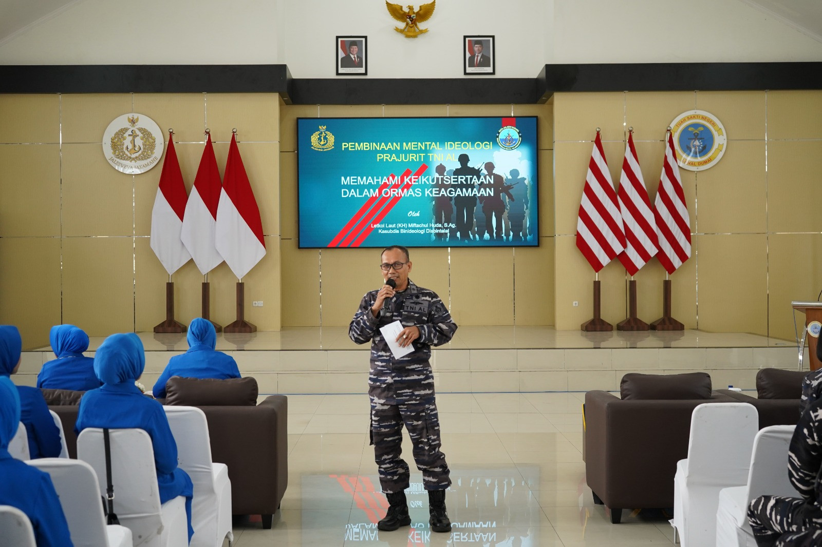 Safari Bintal TNI AL di Lanal Dumai Perkuat Mental, Moral dan Karakter Prajurit Ditengah Dinamika TantanganTugas dan Perubahan Zaman