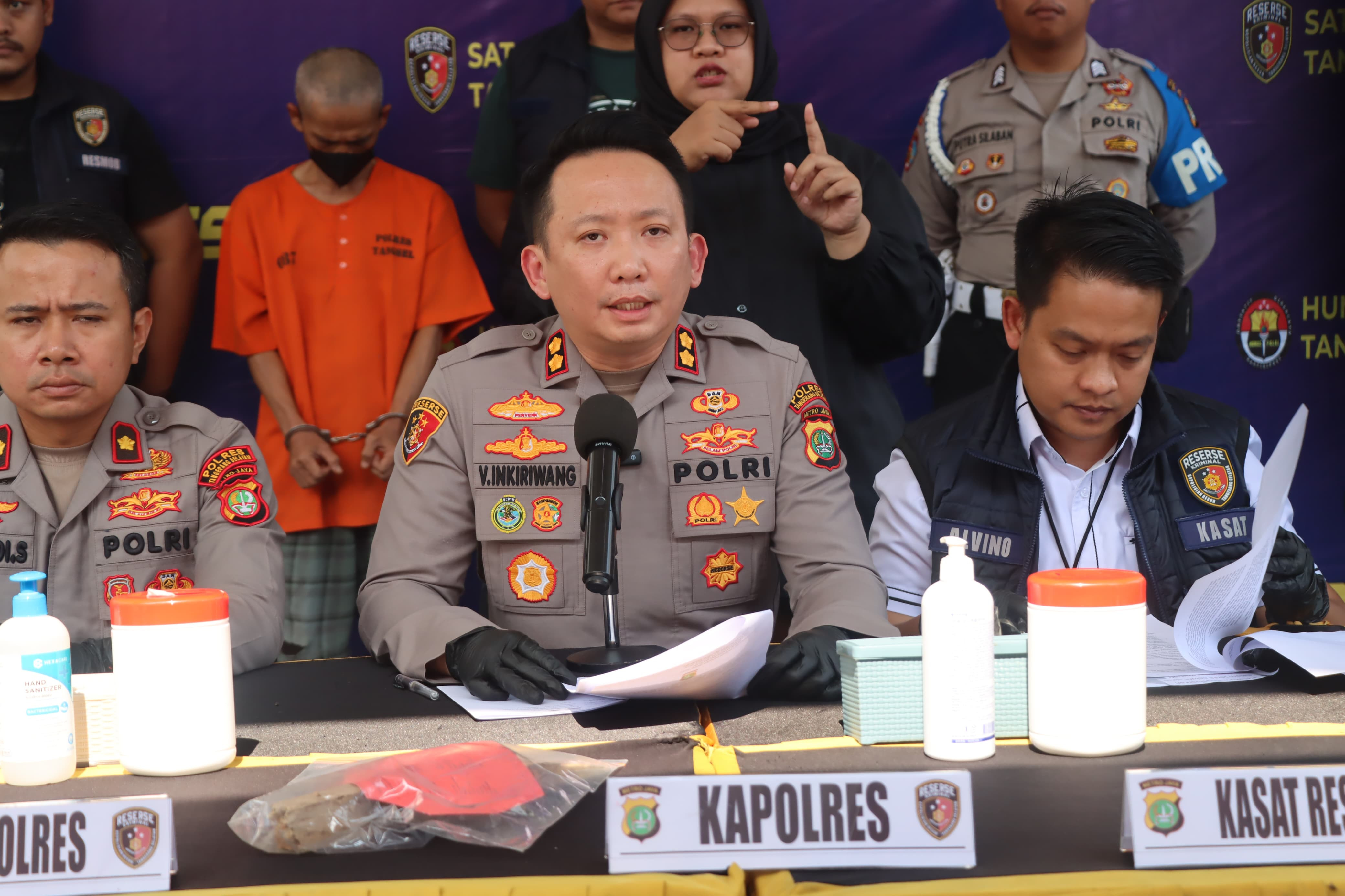 Ungkap Kasus Pembunuhan di Pamulang, Polres Tangsel Amankan Pelaku dalam Waktu 1X24 Jam