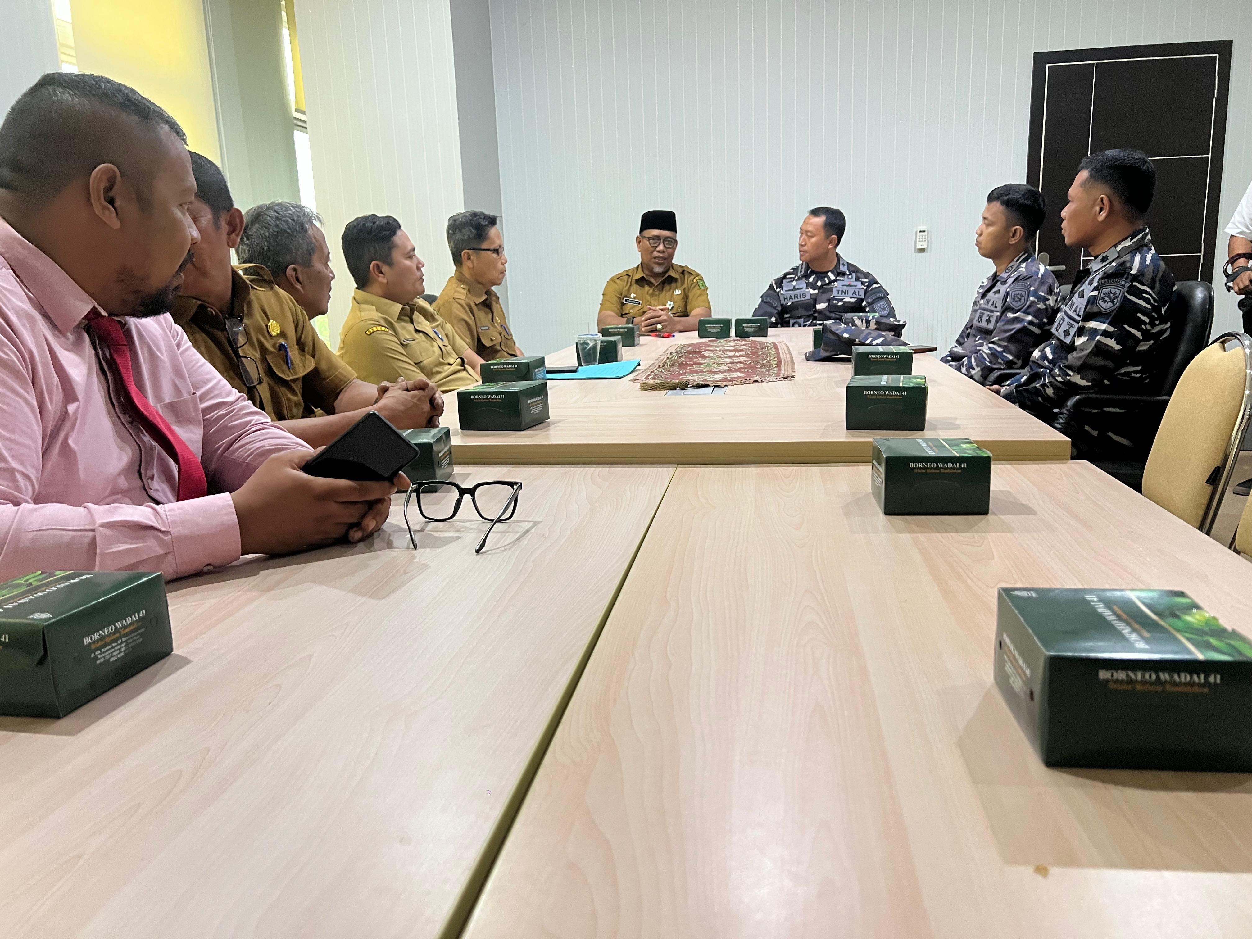 Mengenal Lebih Dekat Negeri Seribu Parit, Danlanal Dumai Laksanakan Kunjungan Kerja Ke Kabupaten Indragiri Hilir