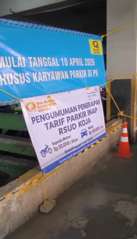 Keluarga Pasien Pertanyakan Kenaikan Tarif Parkir Menginap di RSUD Koja