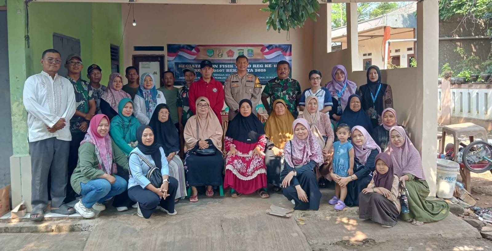 TMMD Reguler ke-125 di Kota Bekasi, TNI Gelar Penyuluhan Wawasan Kebangsaan dan Kesehatan Masyarakat