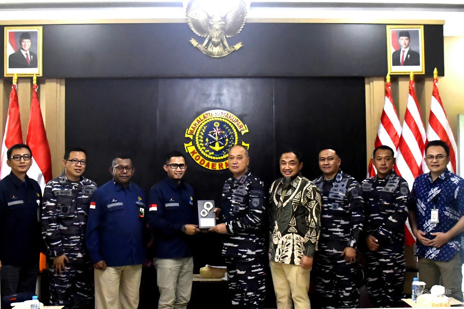 Dankodaeral IX Ambon Terima Audiensi Dari Kepala SKK Migas Pamalu dan Manajemen KKKS INPEX Masela LTD