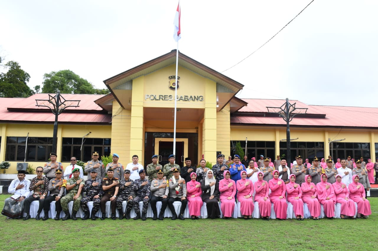 Danlanal Sabang Hadiri Kunjungan Kapolda Aceh di Mapolres Sabang