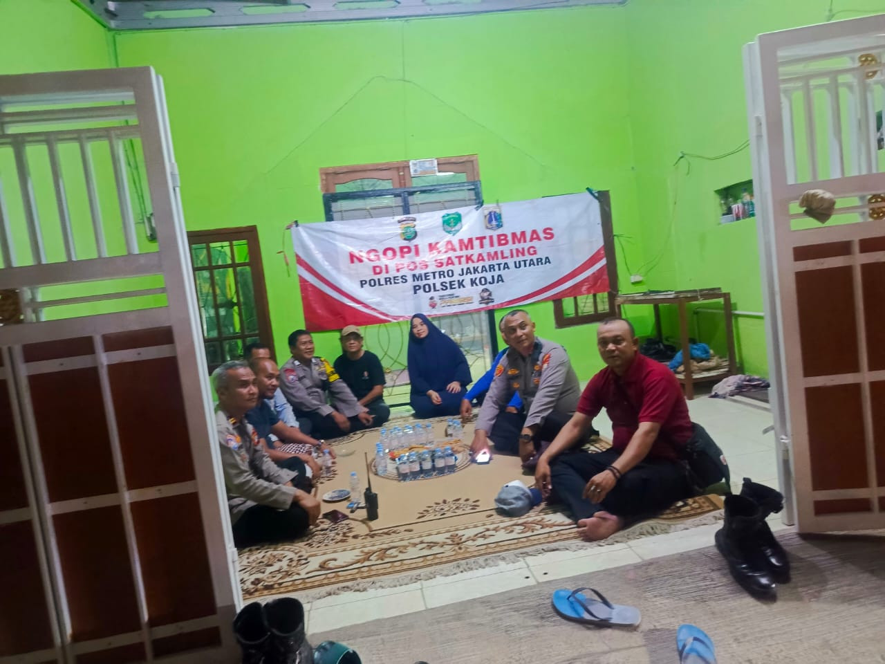 Ngopi Kamtibmas Polsek Koja, Pererat Sinergi Polisi dan Warga Wujudkan Keamanan Lingkungan