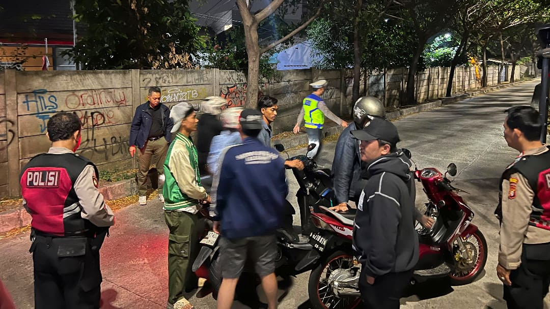 Jaga Jakarta On The Spot, Polsek Bekasi Selatan Perketat Razia Kejahatan Jalanan